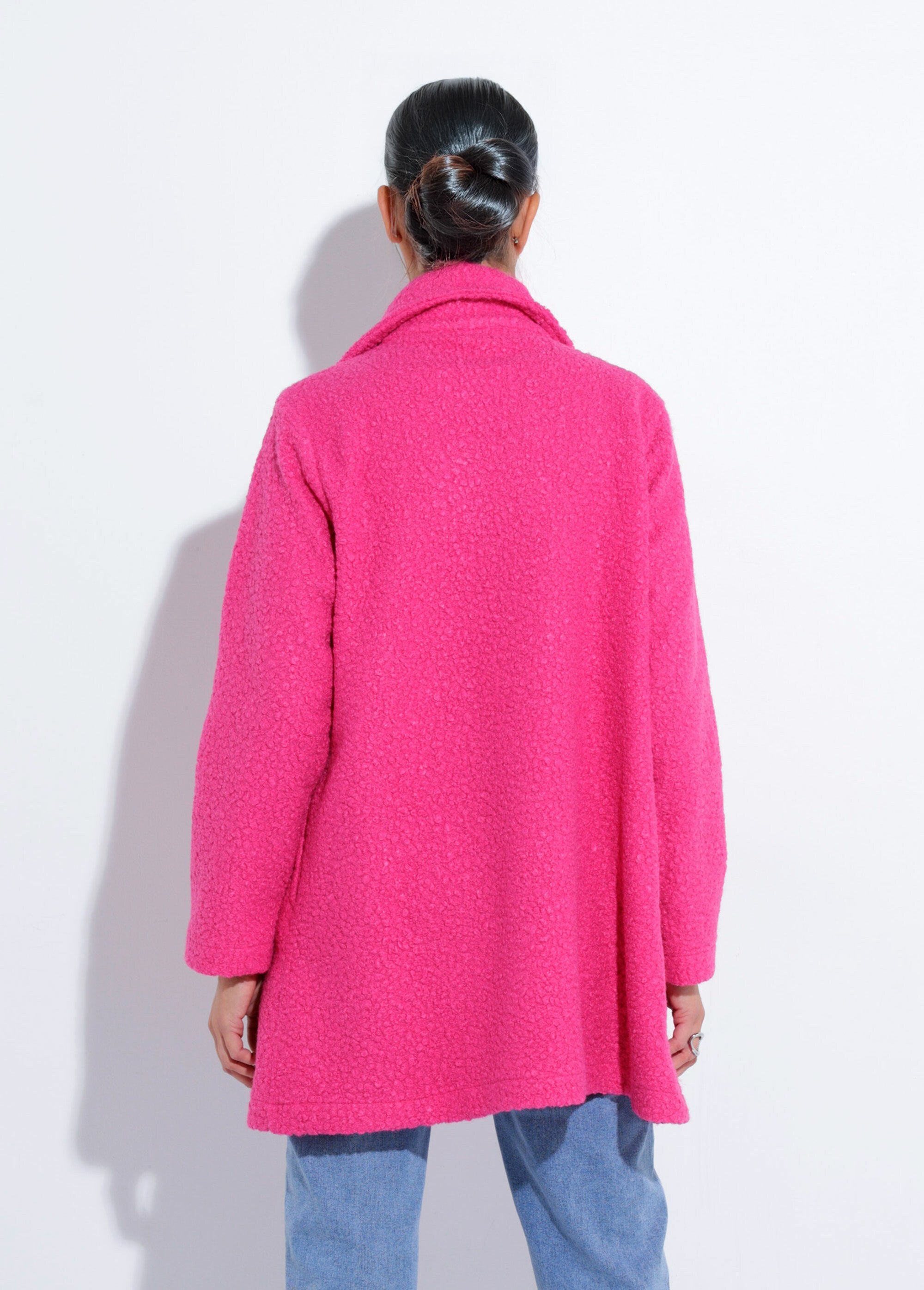 Long,_plain,_bouclé-style_pea_coat_Fuschia_DO1_slim