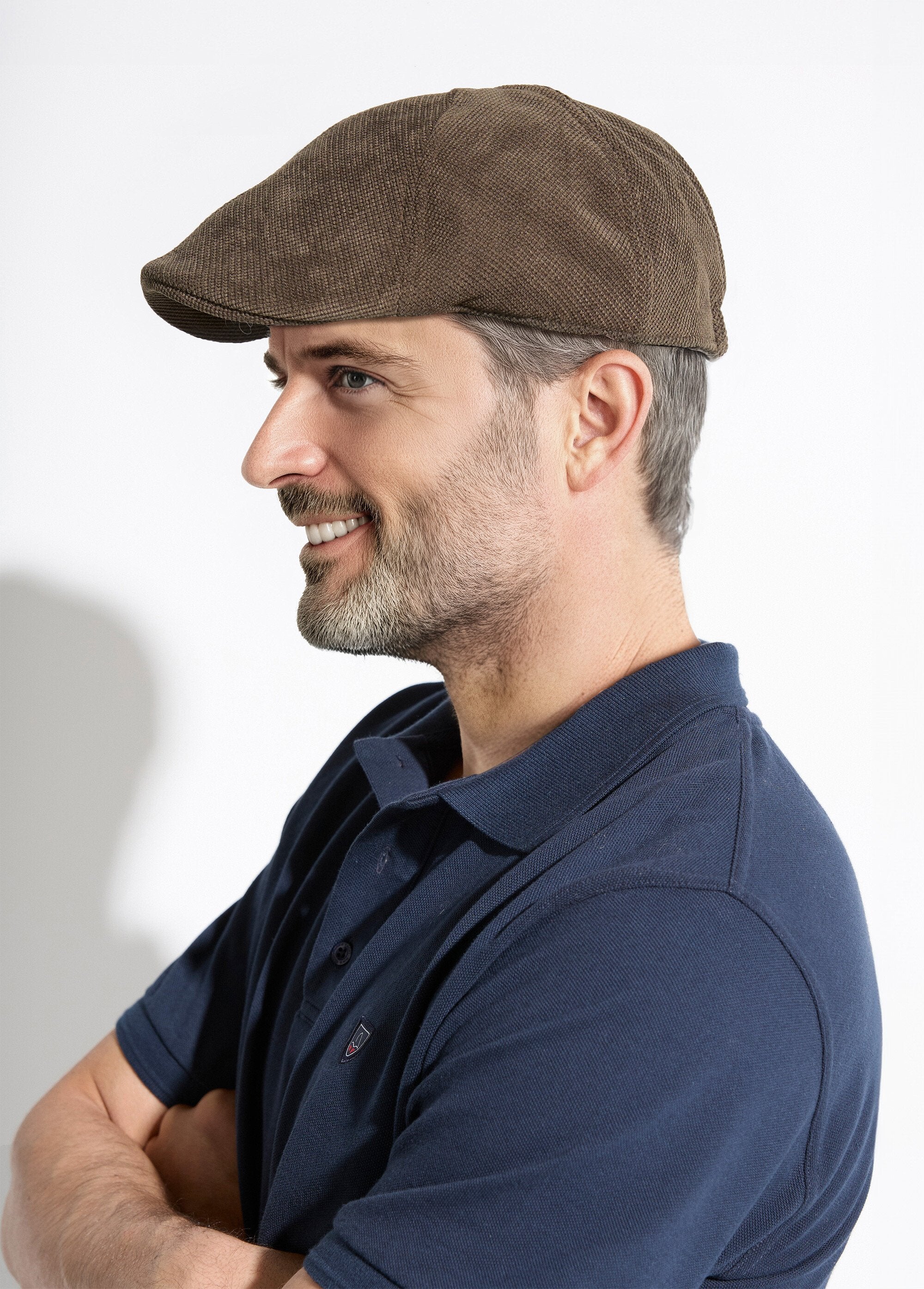 Flat_cap_in_wool-look_fabric_Khaki_DR1_slim