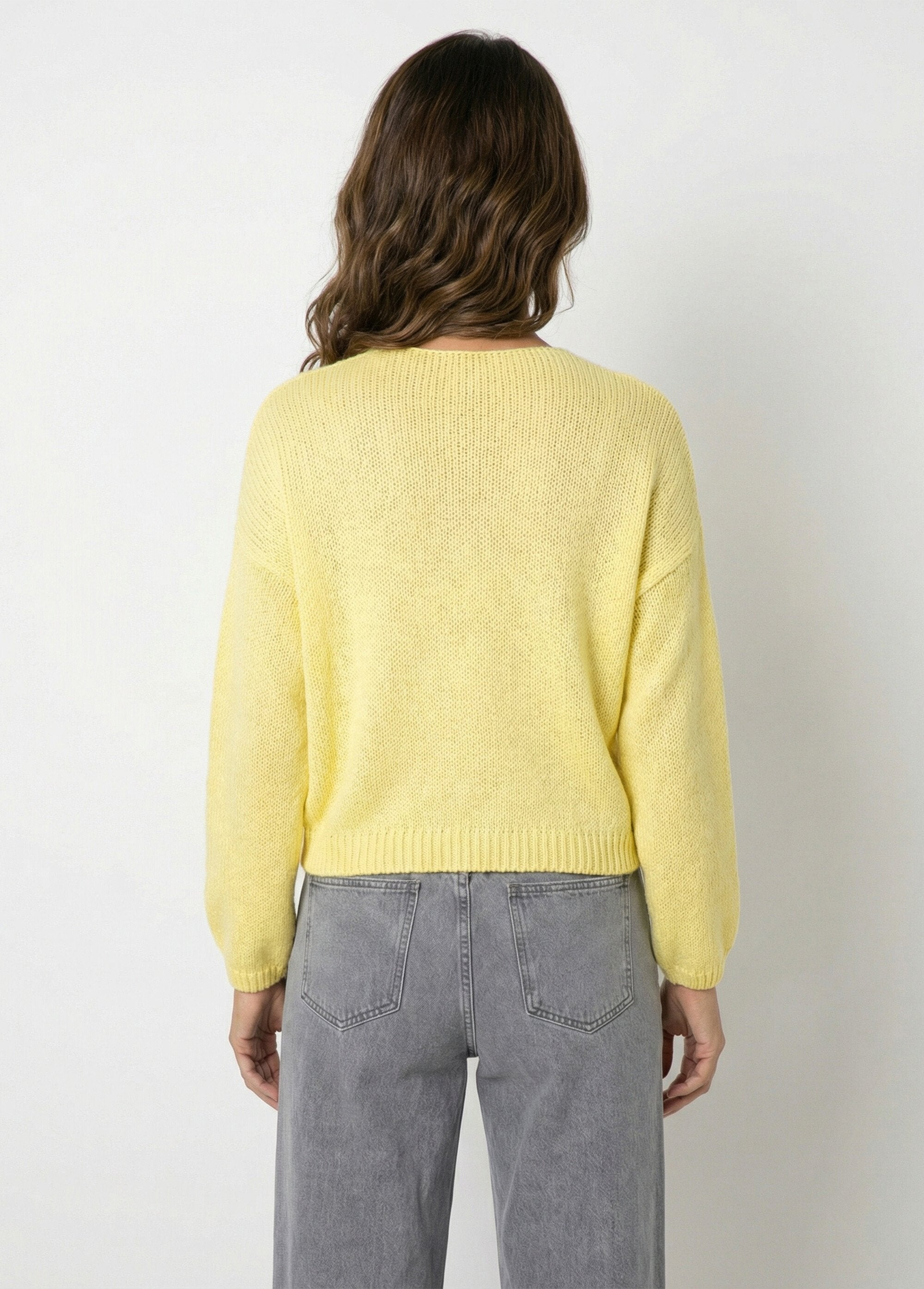 Warm_V-neck_mohair_knit_cardigan_YELLOW_DO1_slim