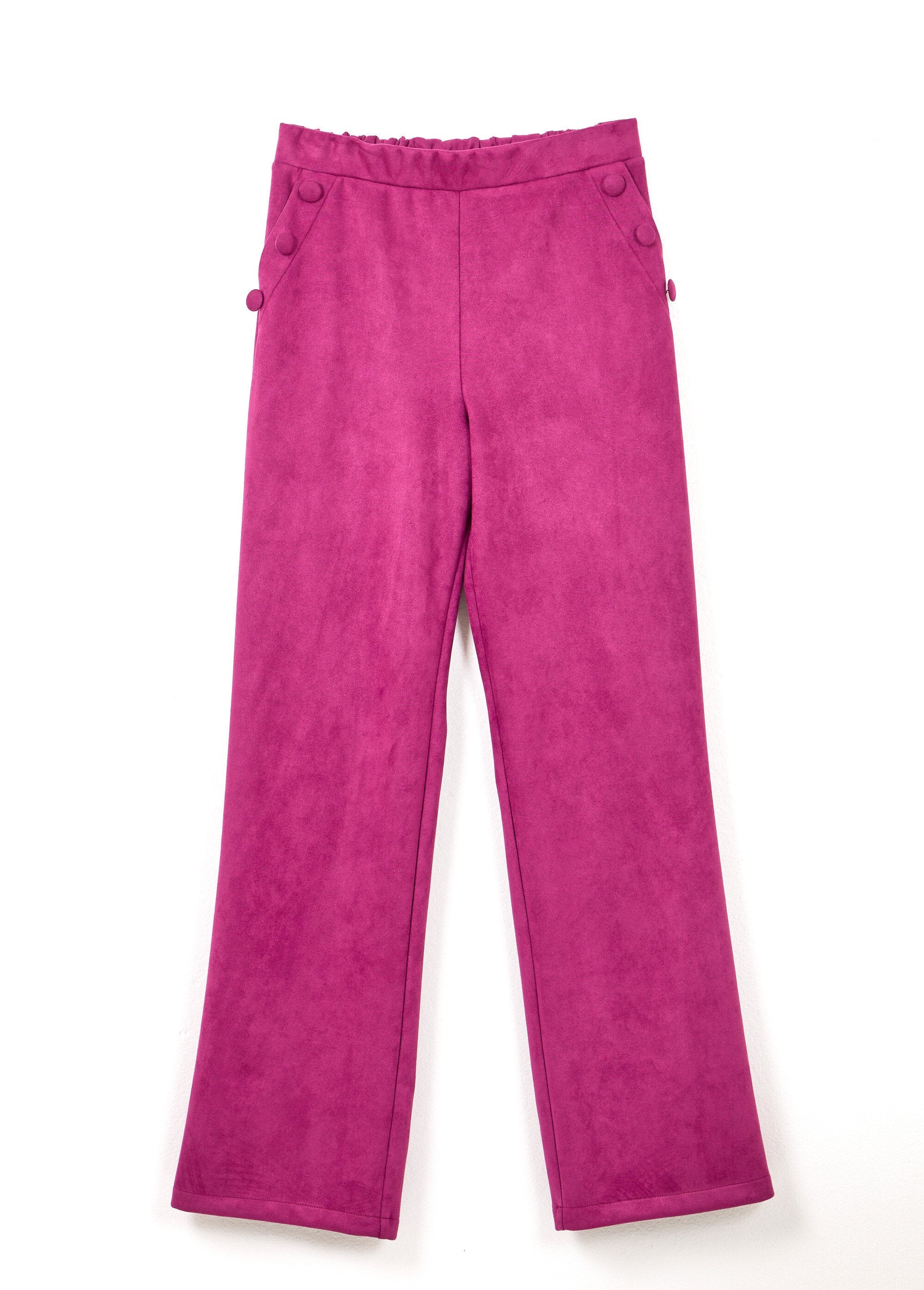 Straight-leg_trousers_with_elasticated_waistband_in_suede_fabric_Cassis_AP1_slim