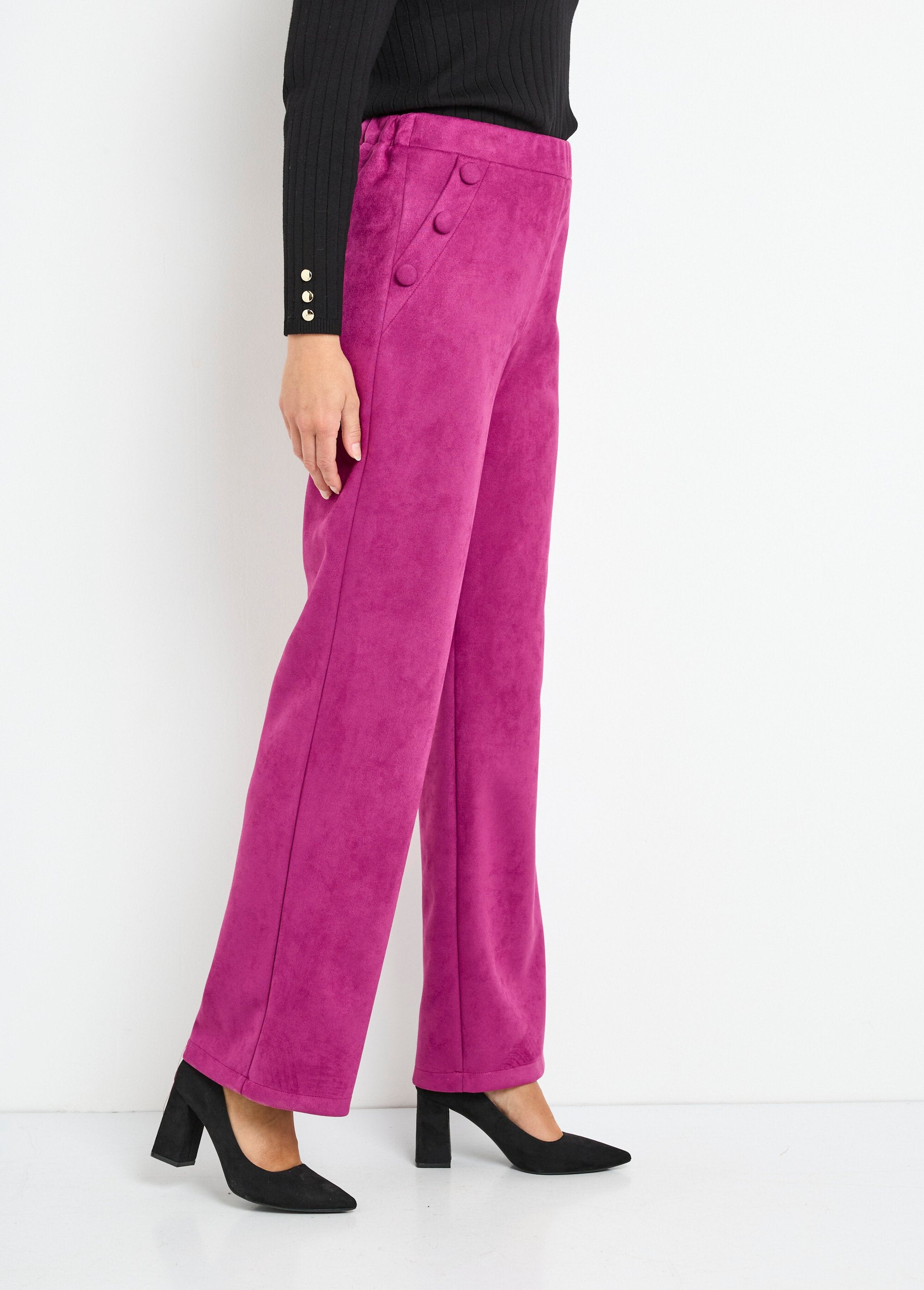 Straight-leg_trousers_with_elasticated_waistband_in_suede_fabric_Cassis_DR1_slim