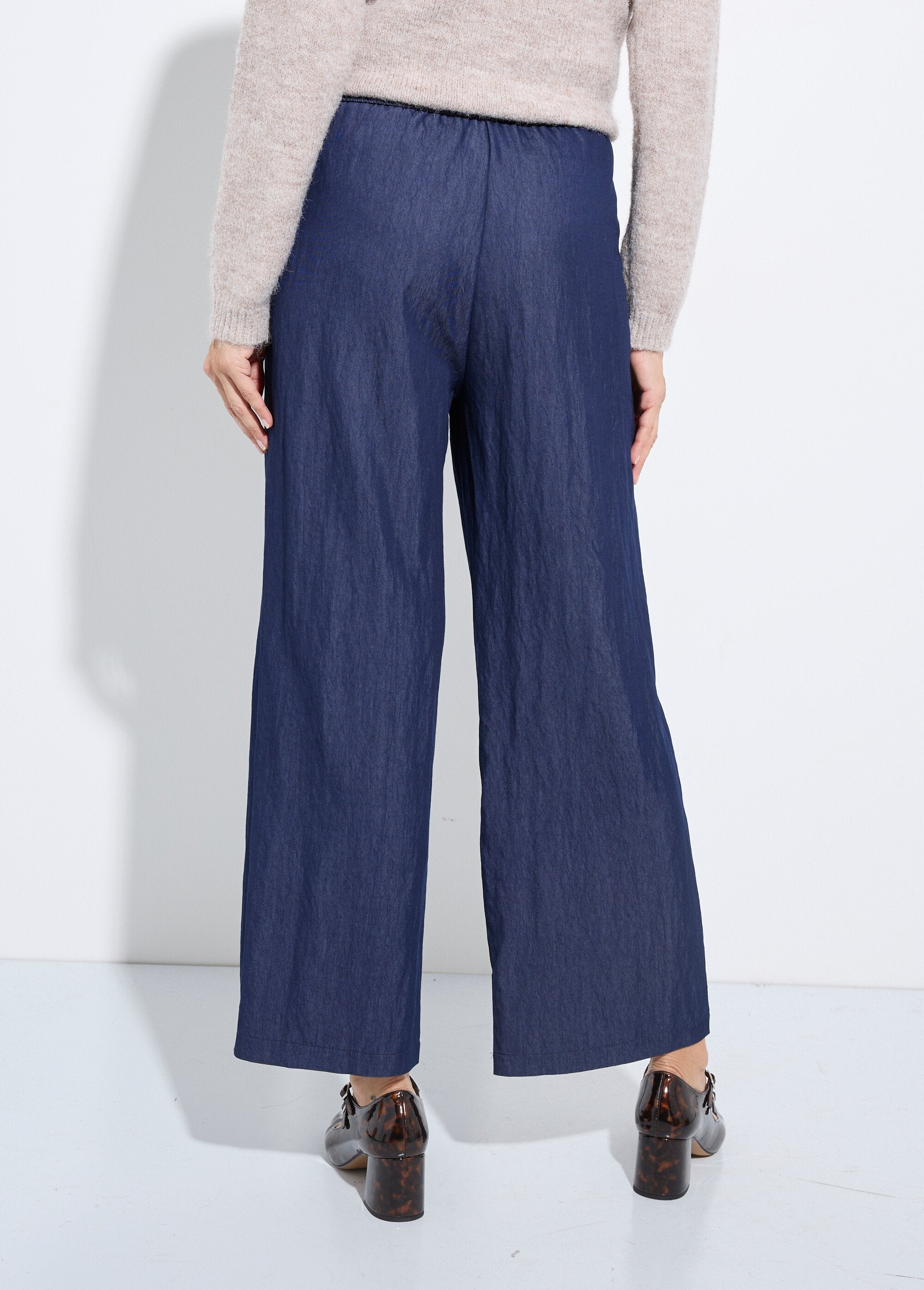 Plain_twill_elasticated_flowing_pants_Blue_DO1_slim