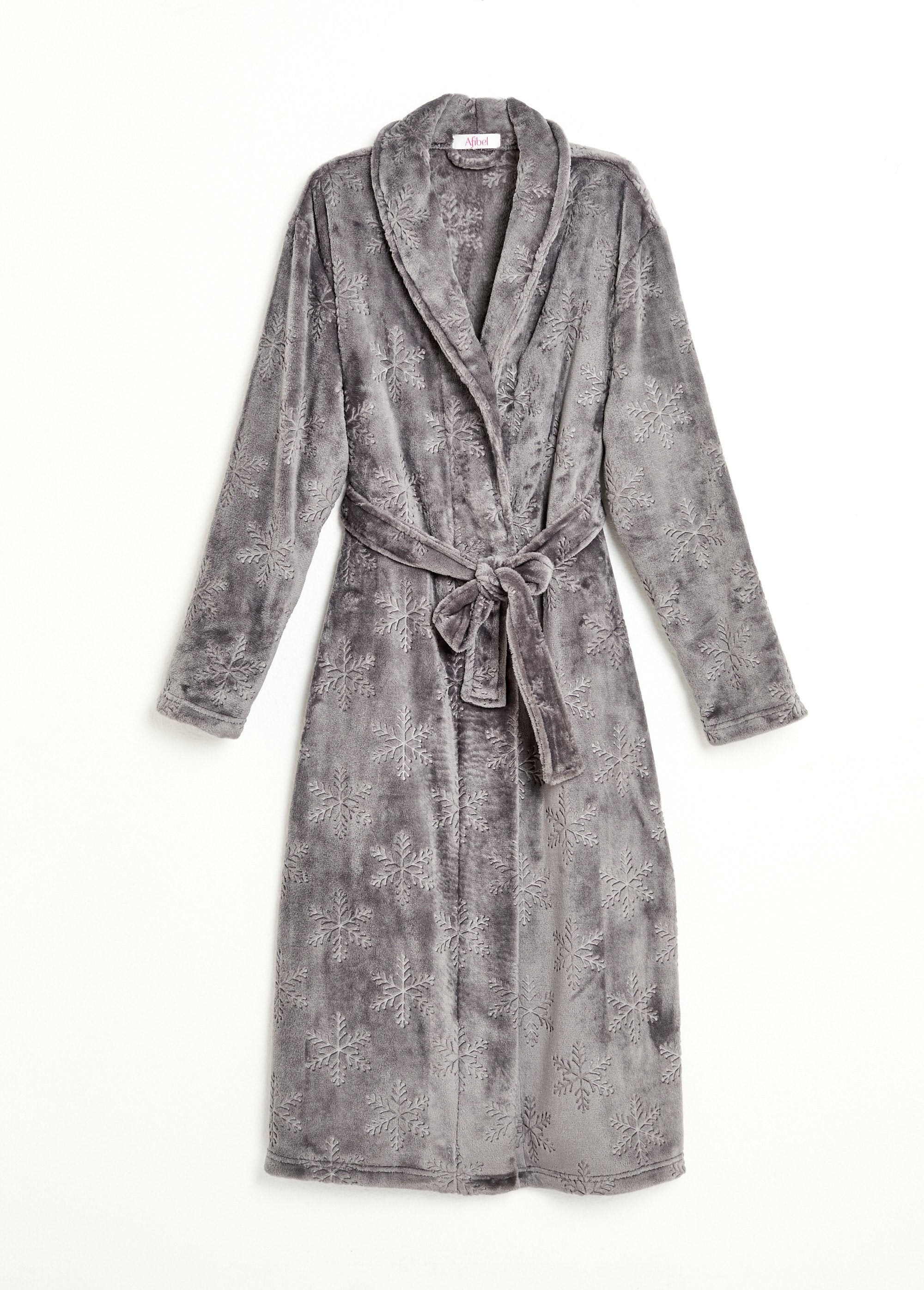 Bathrobe_with_shawl_collar,_fleece,_plush_feel,_length_120_cm_Gray_AP1_slim