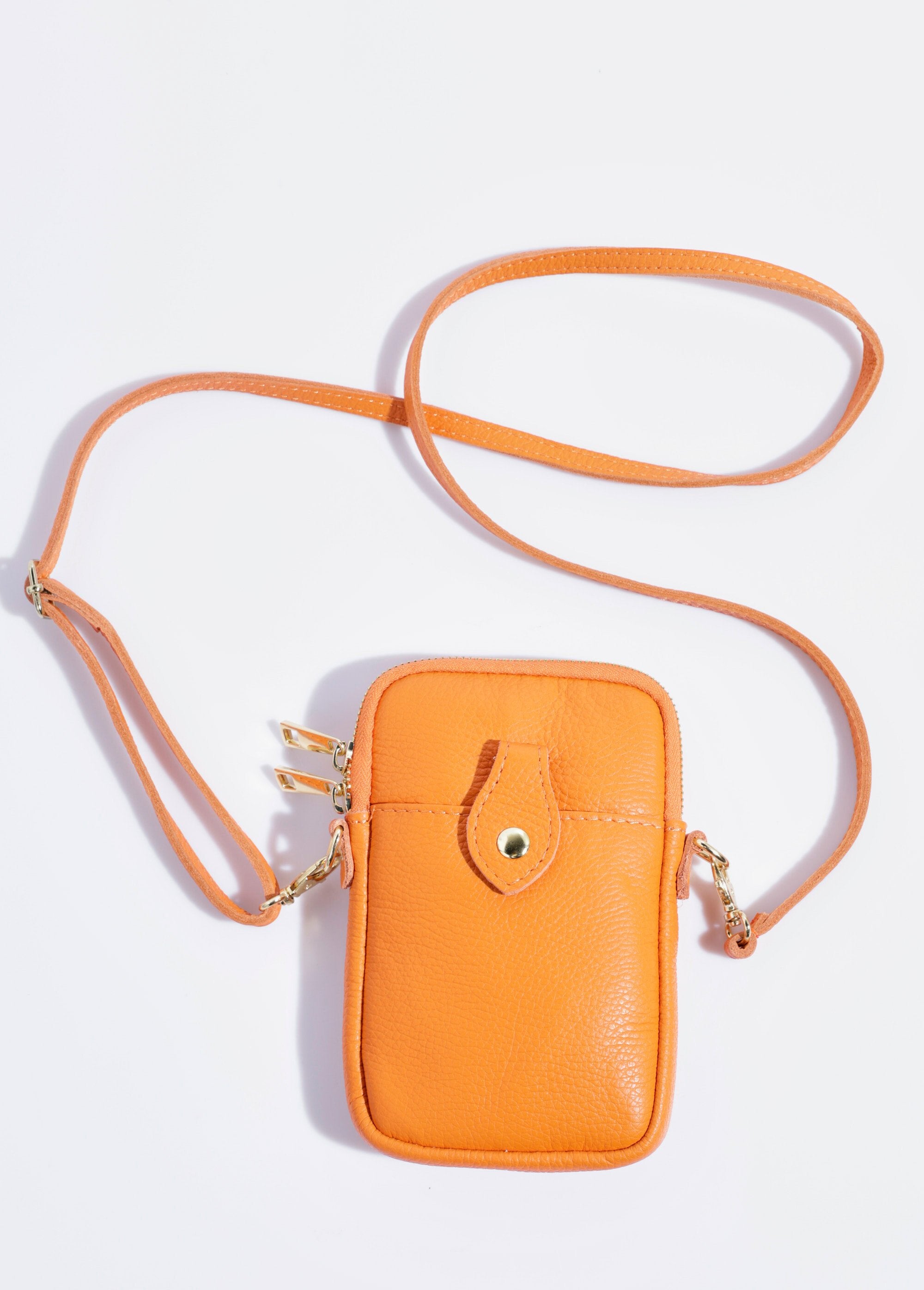 Leather_zipped_phone_pouch_Orange_FA1_slim