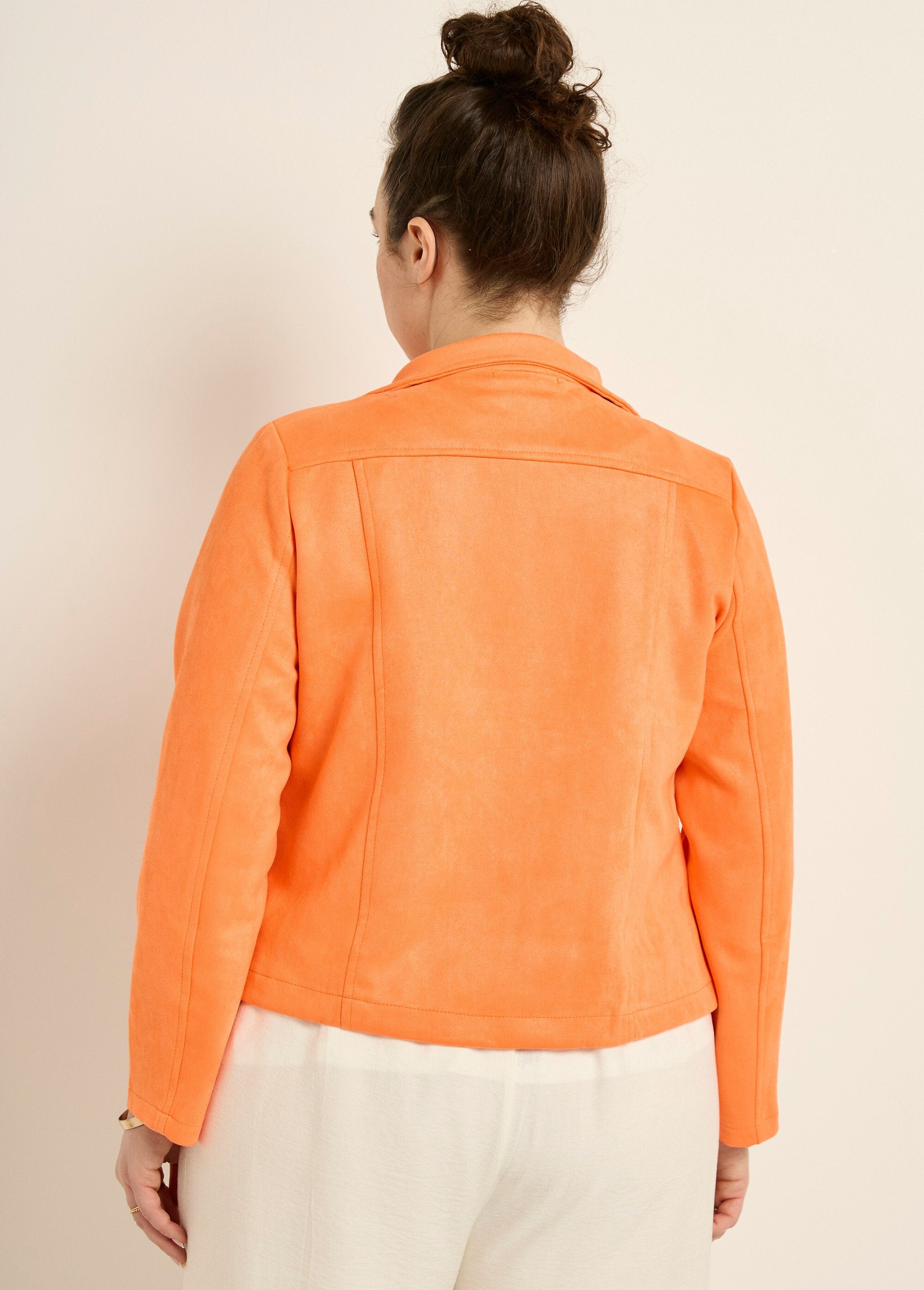 Suede_zip-up_biker_jacket_Bright_orange_DO1_curvy