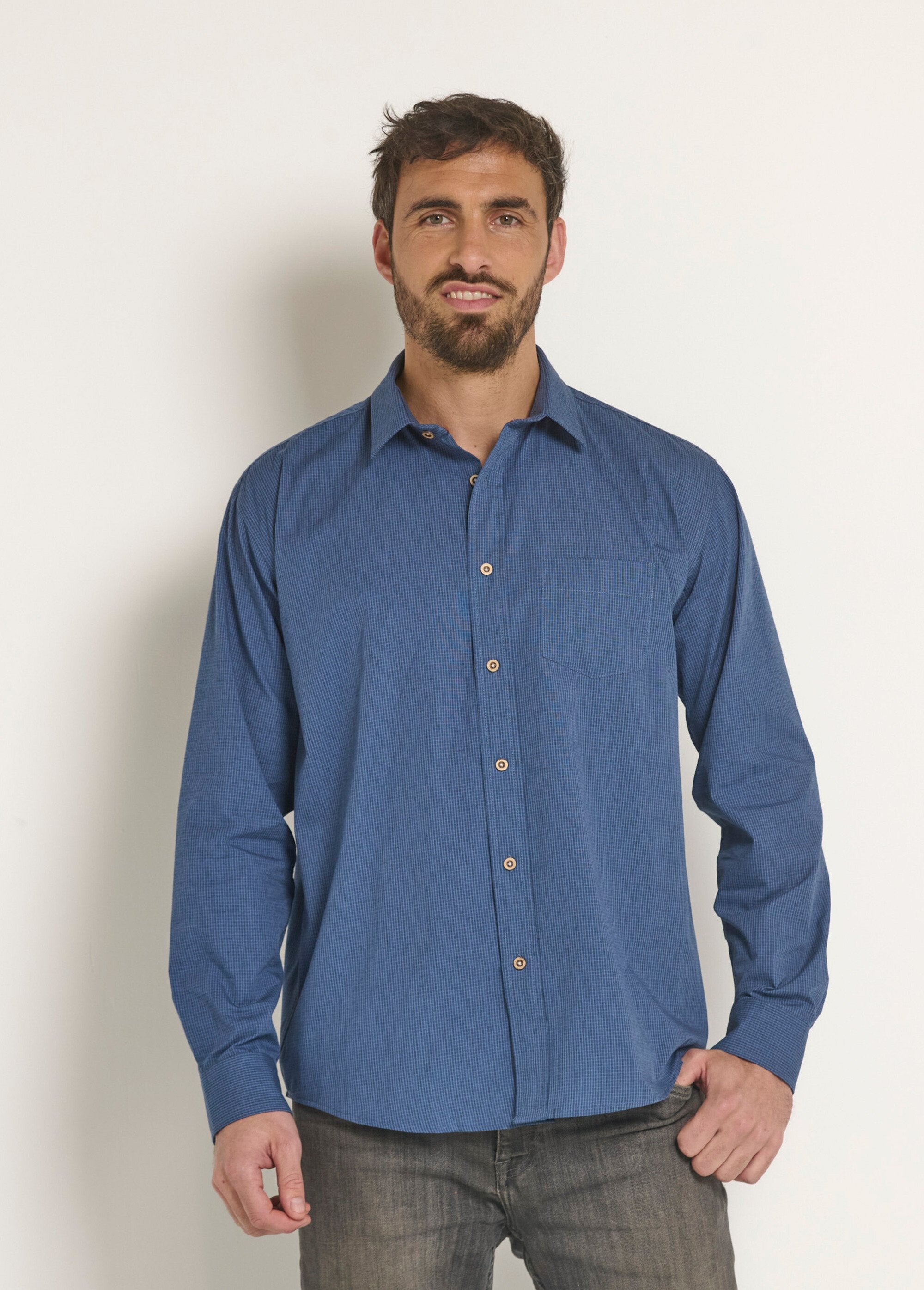 Easy_care_long_sleeve_shirt_Blue_FA1_slim