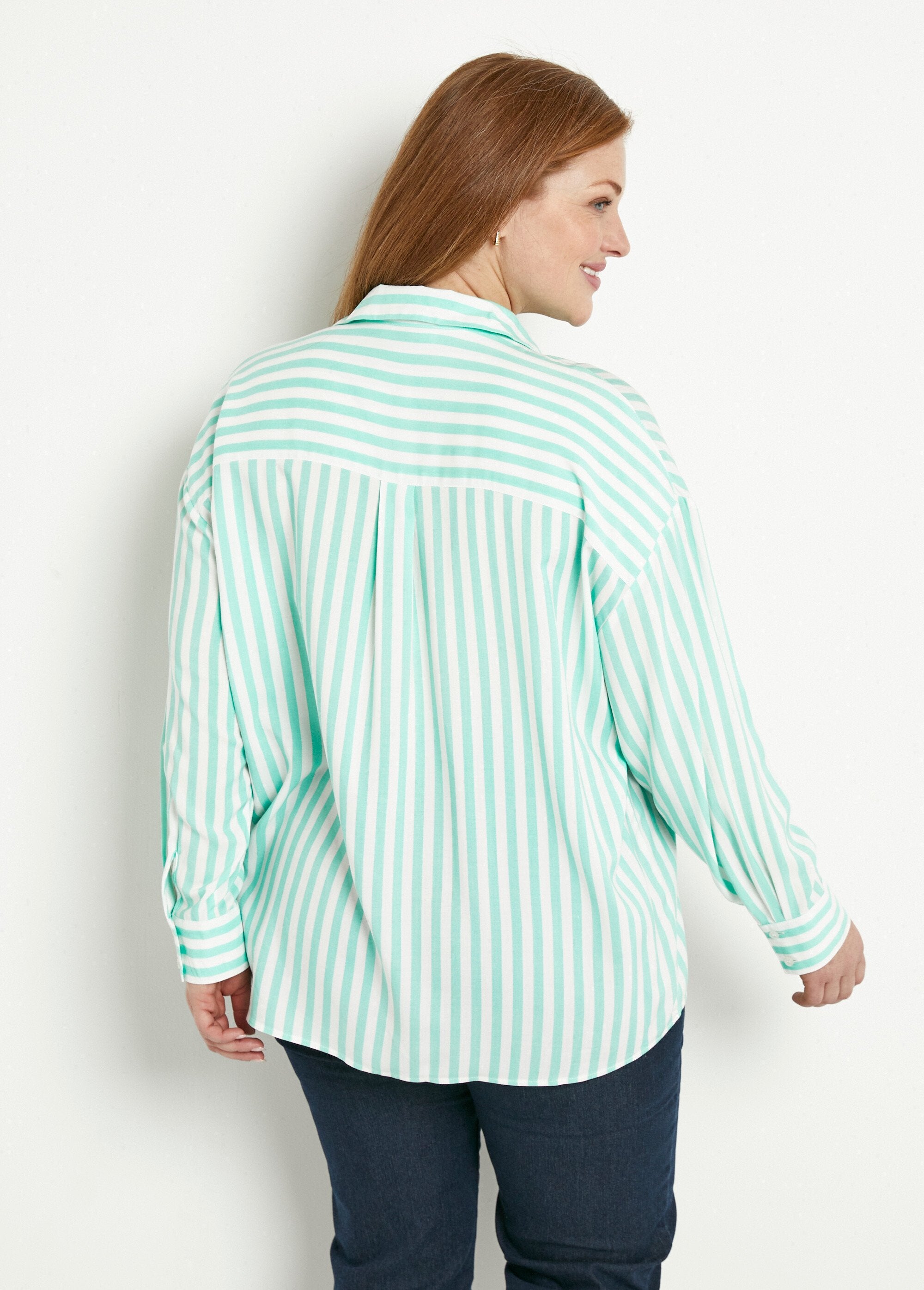 Long_sleeve_striped_flowing_blouse_Green_and_white_DO1_curvy