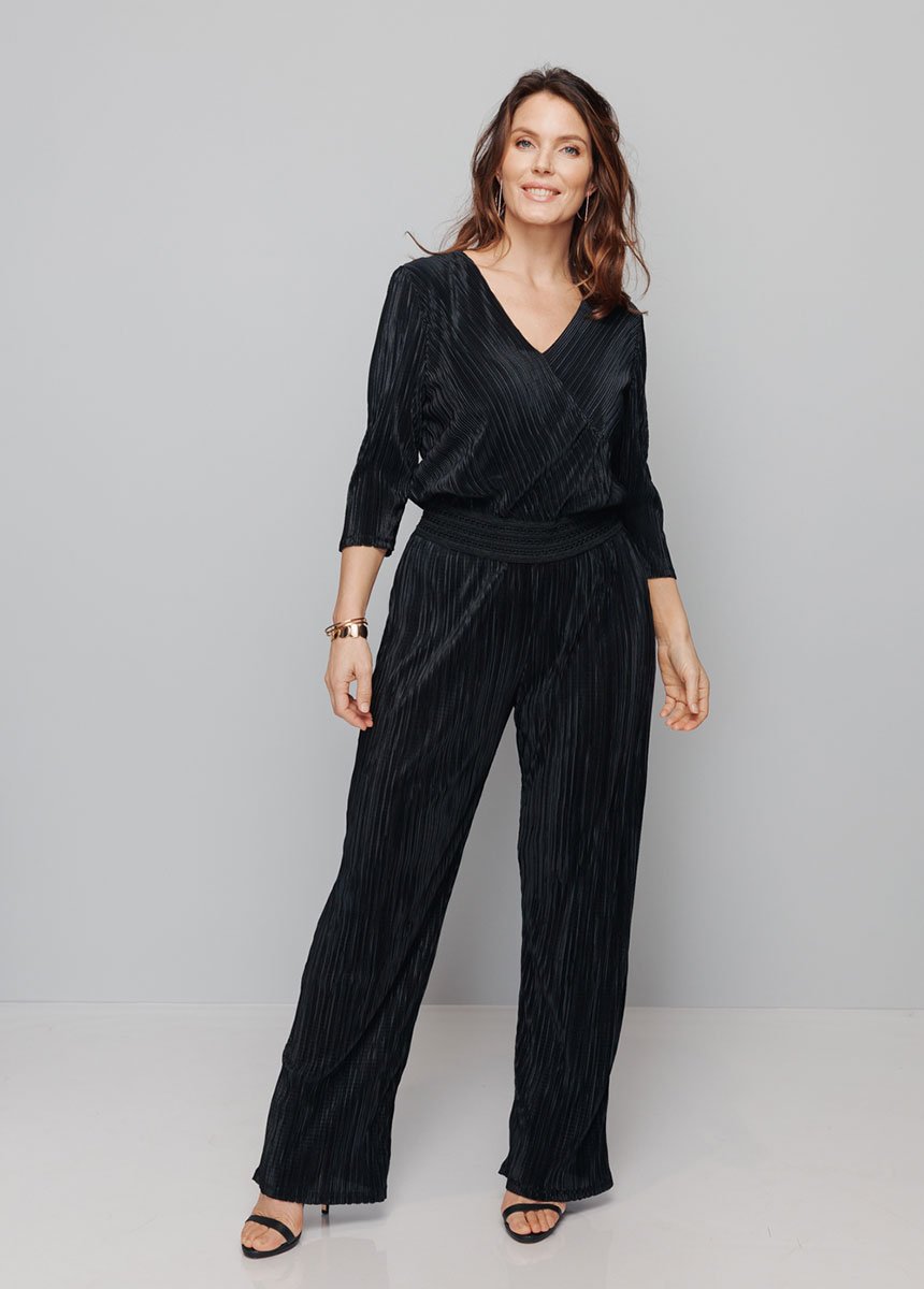 Combi-pantalon_en_maille_plissée_Noir_FA1_slim