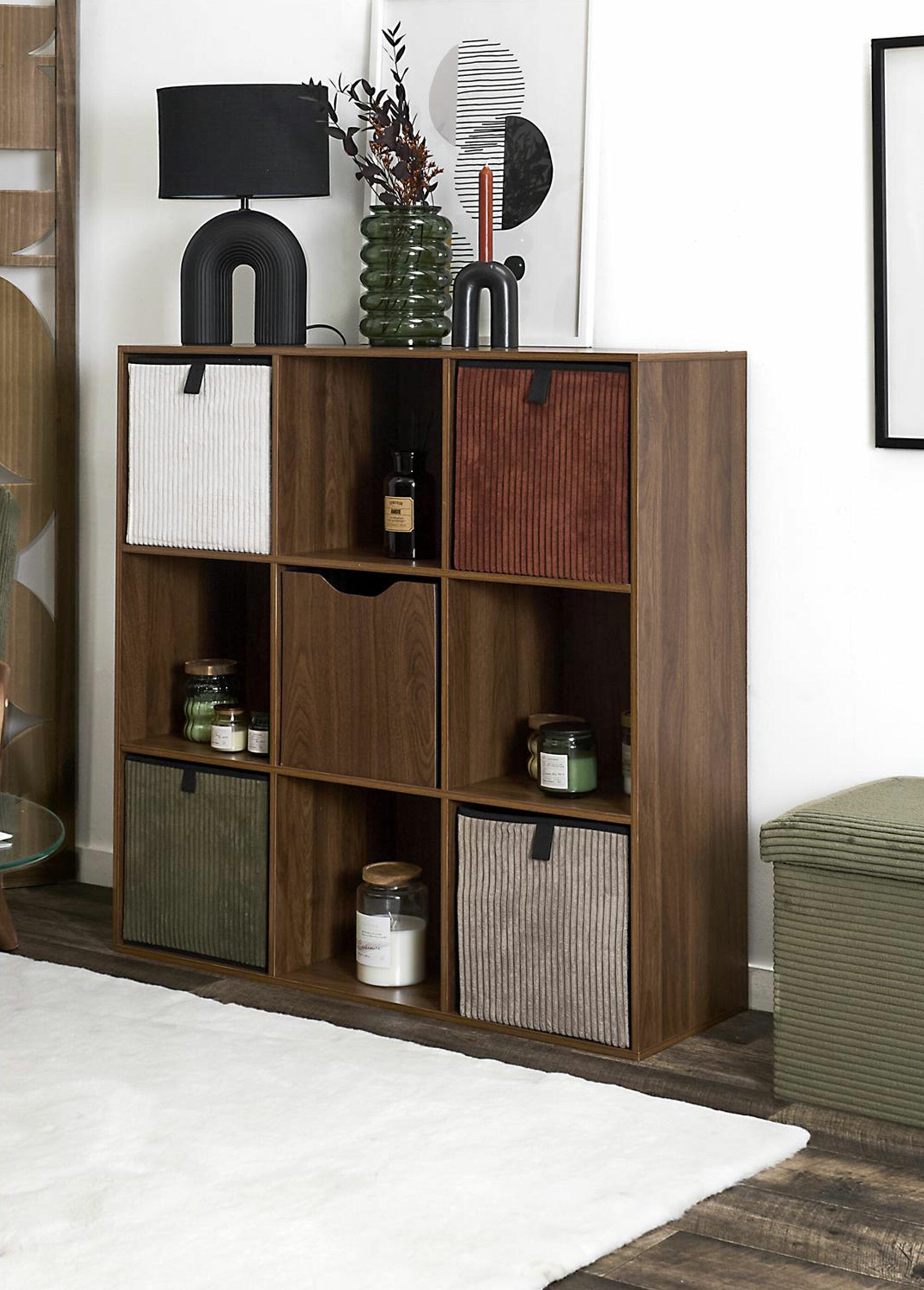 Foldable_storage_cube_with_a_textured_effect_Dark_wood_SF1_slim