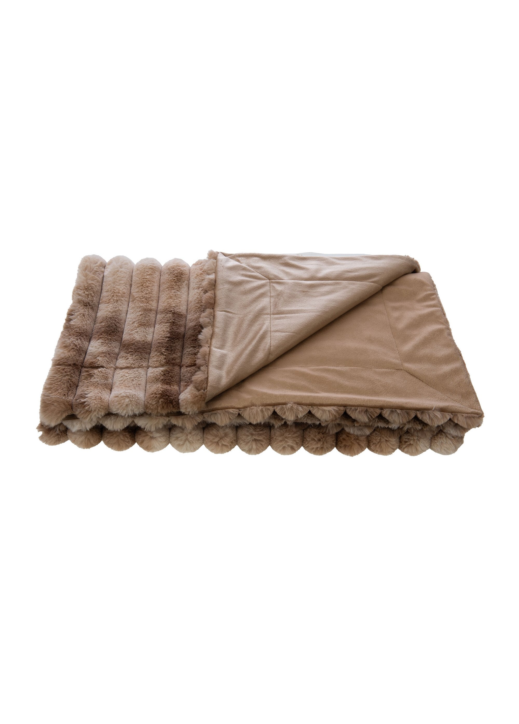 Warm_decorative_fleece_blanket_with_ribbing_Beige_FA1_slim