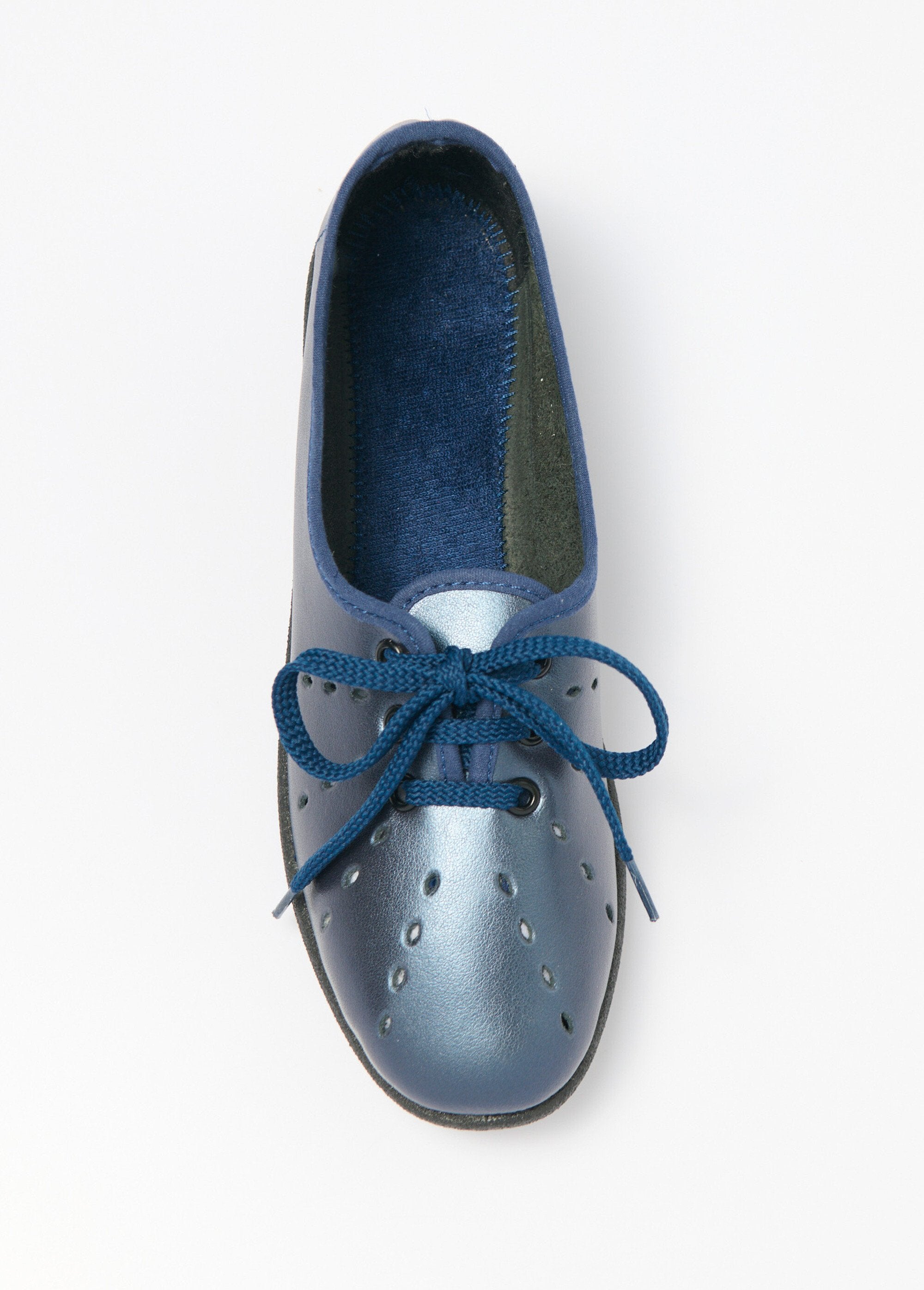 Leather_lace-up_wedge_derbies,_comfort_width_Navy_mother-of-pearl_OV1_slim