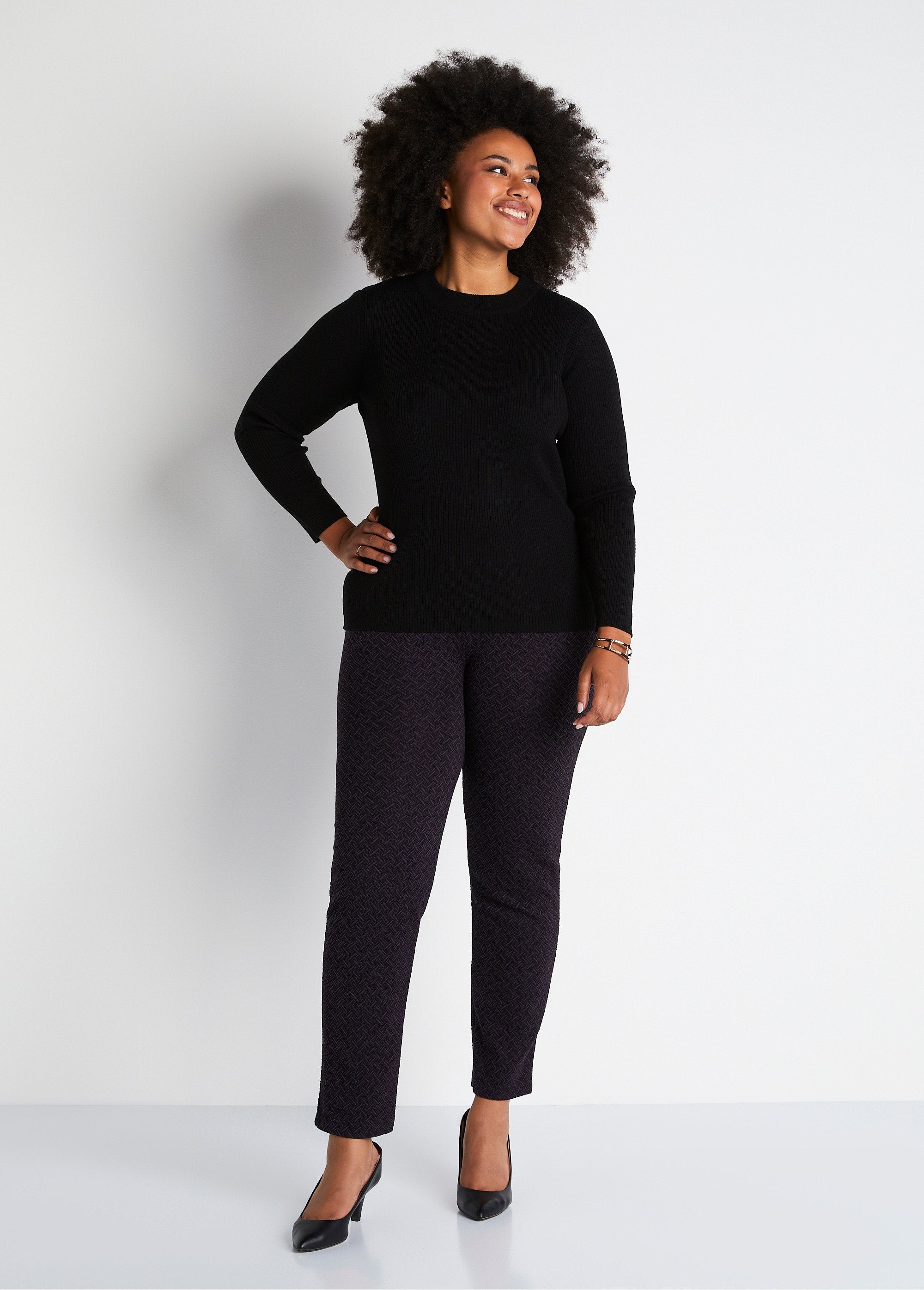 Straight_leggings_with_elasticated_waistband_and_wool_Plum_and_black_SF1_curvy