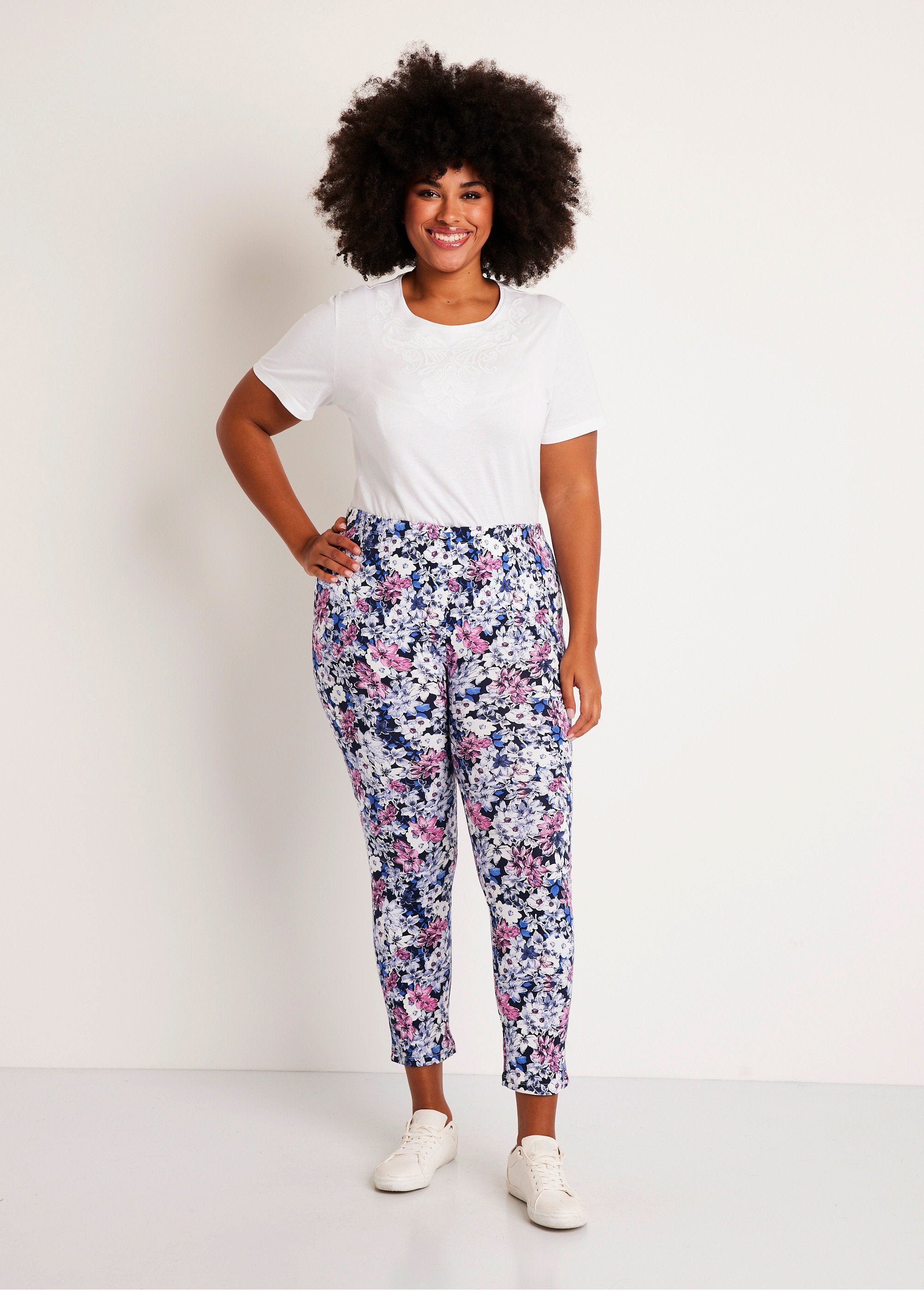 Printed_leggings_with_elasticated_waistband_Flowers_SF1_curvy