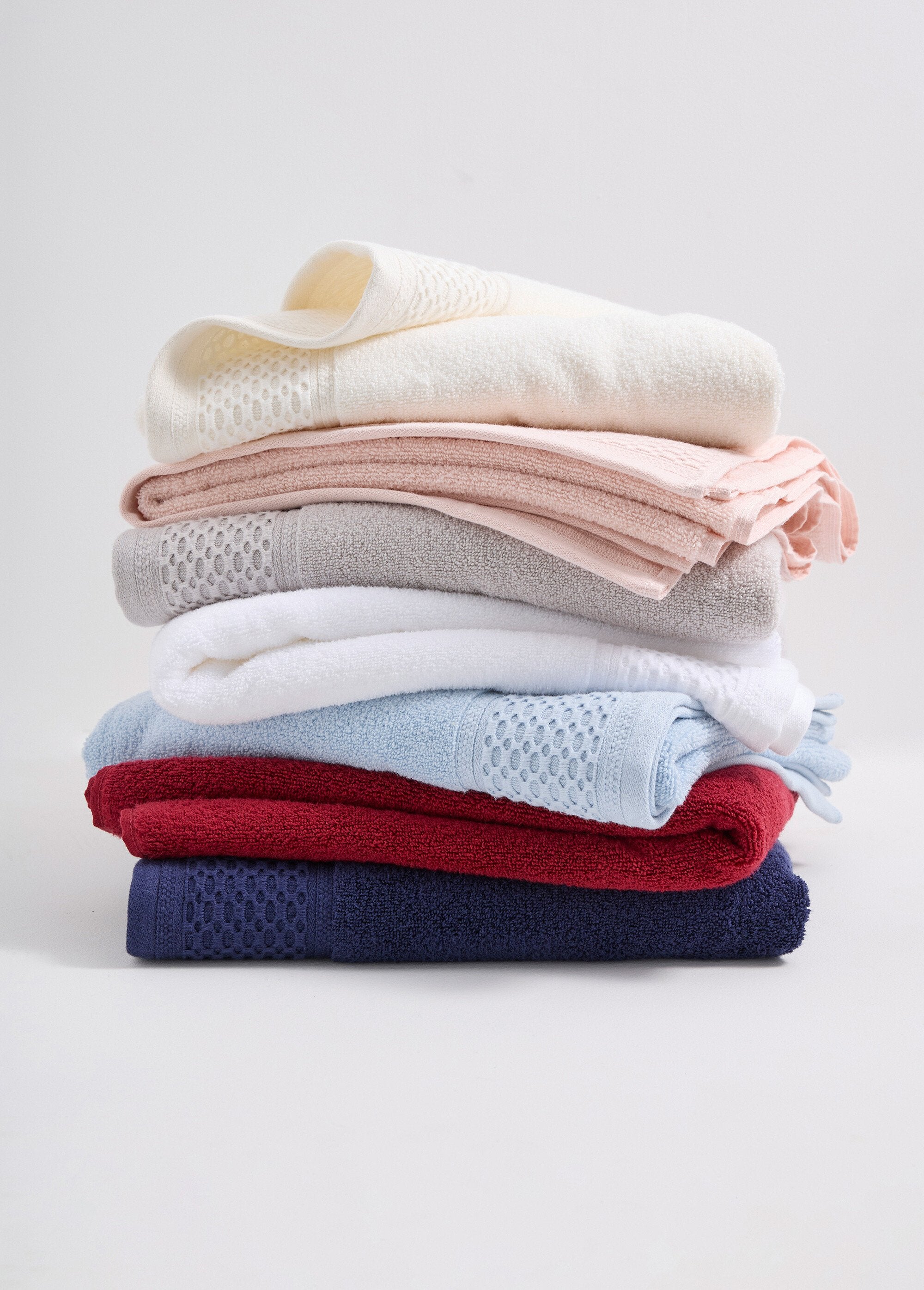 Ligne_de_linge_de_bain_pur_coton_épais_Rose_SF1_slim