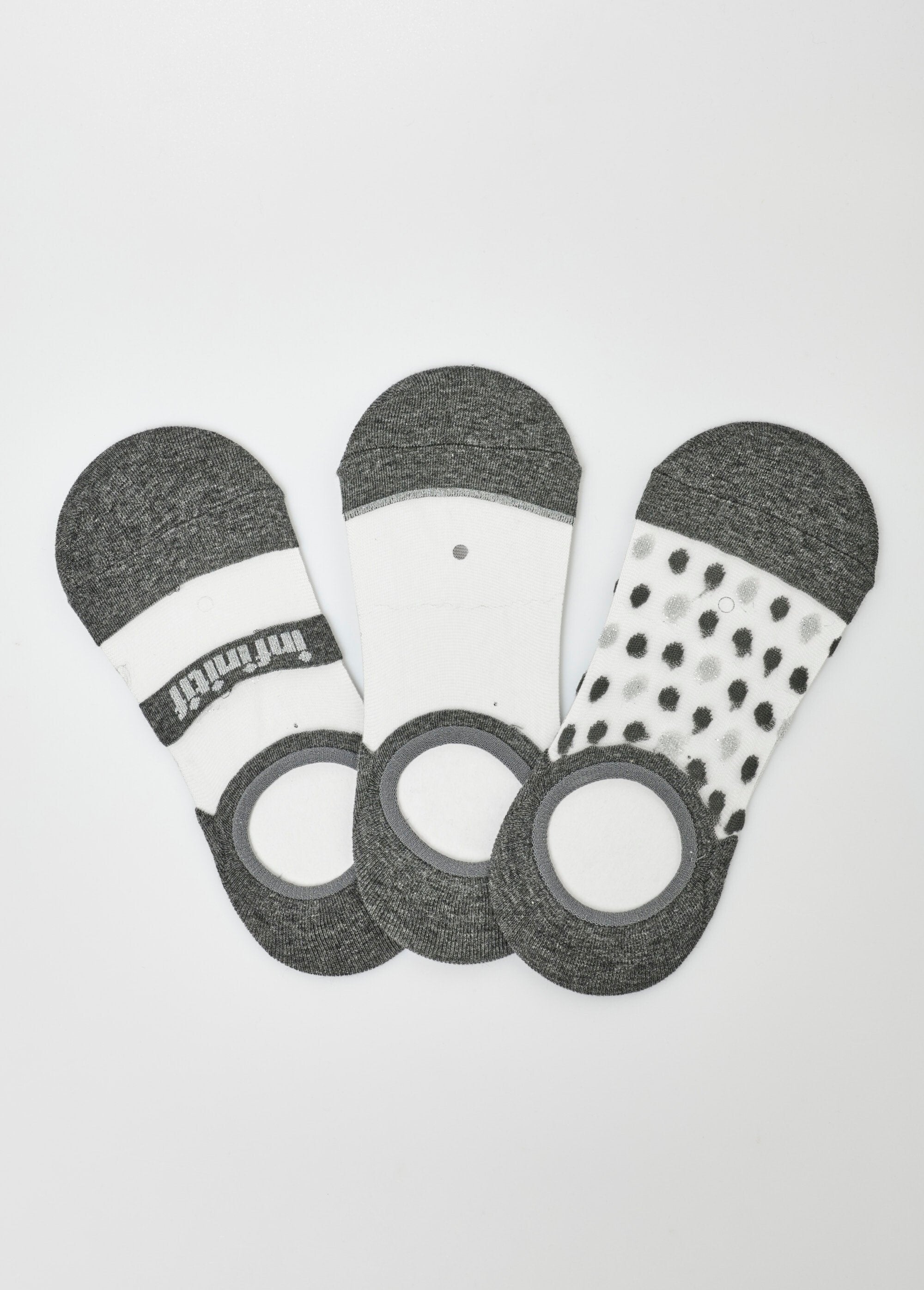 Lot_de_3_Socquettes_invisibles,_assorti_foncé_Gris_LO1_slim