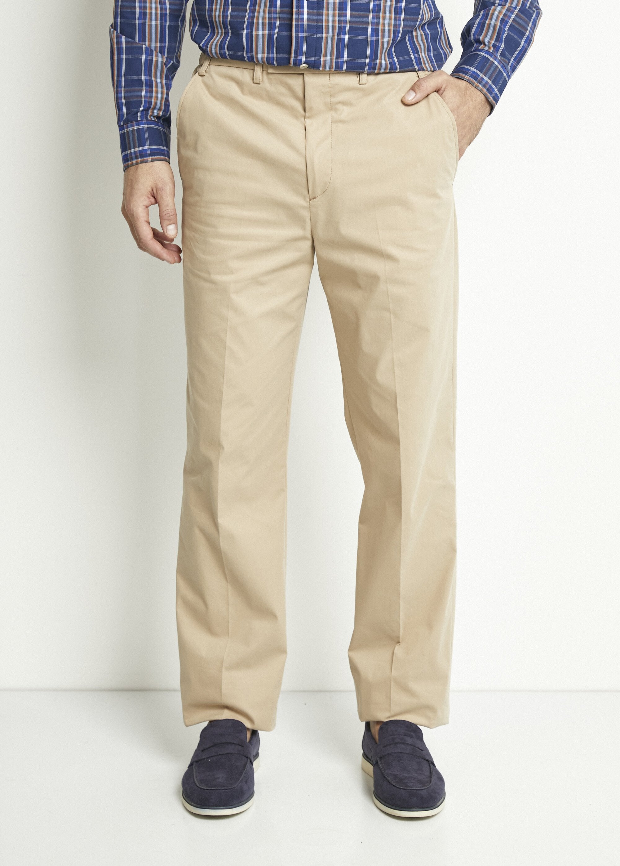 Straight_pants_with_comfortable_elasticated_waistband_Beige_FA1_slim