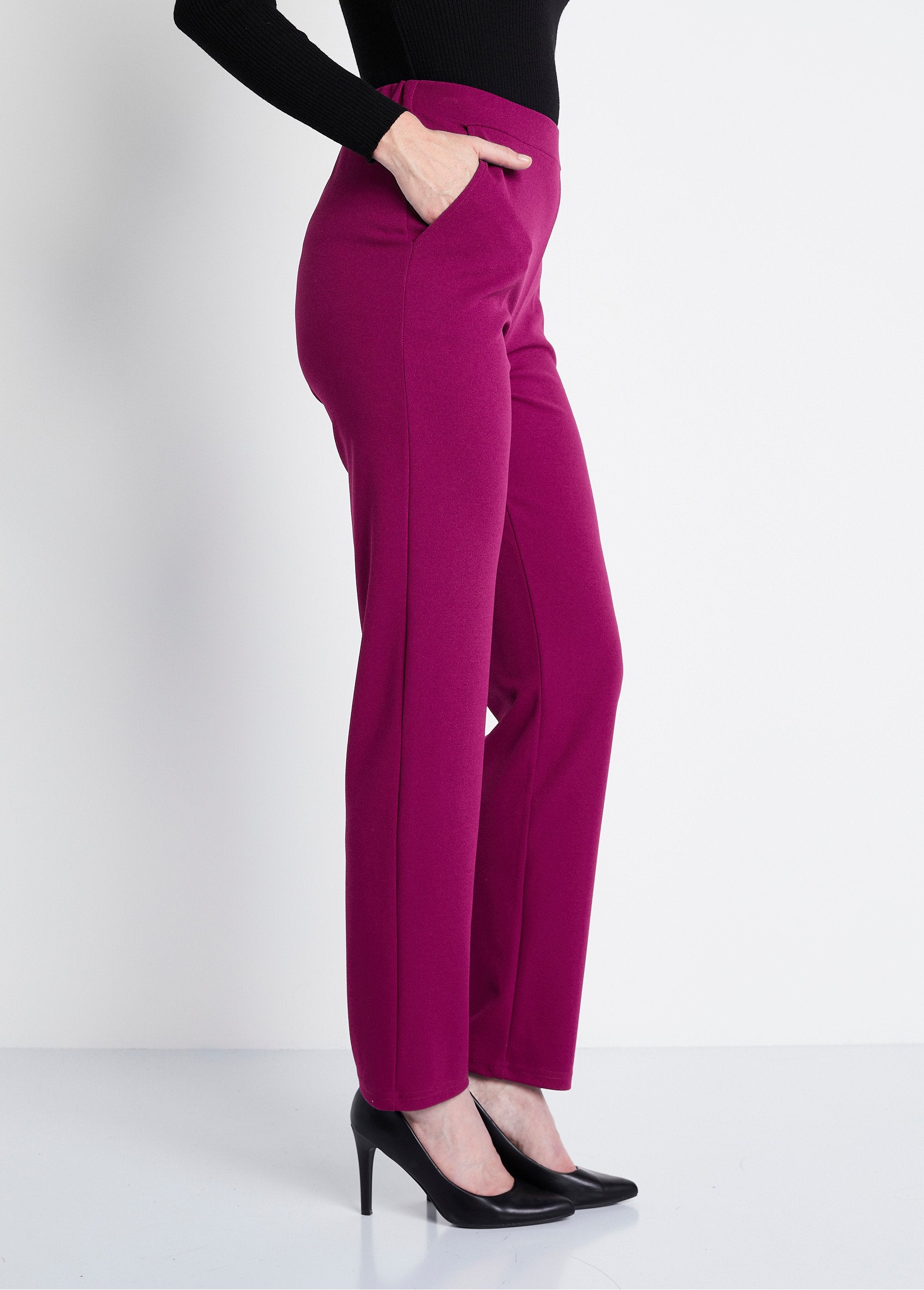 Straight_pants_with_elasticated_waist_and_crepe_knit_Cassis_DR1_slim