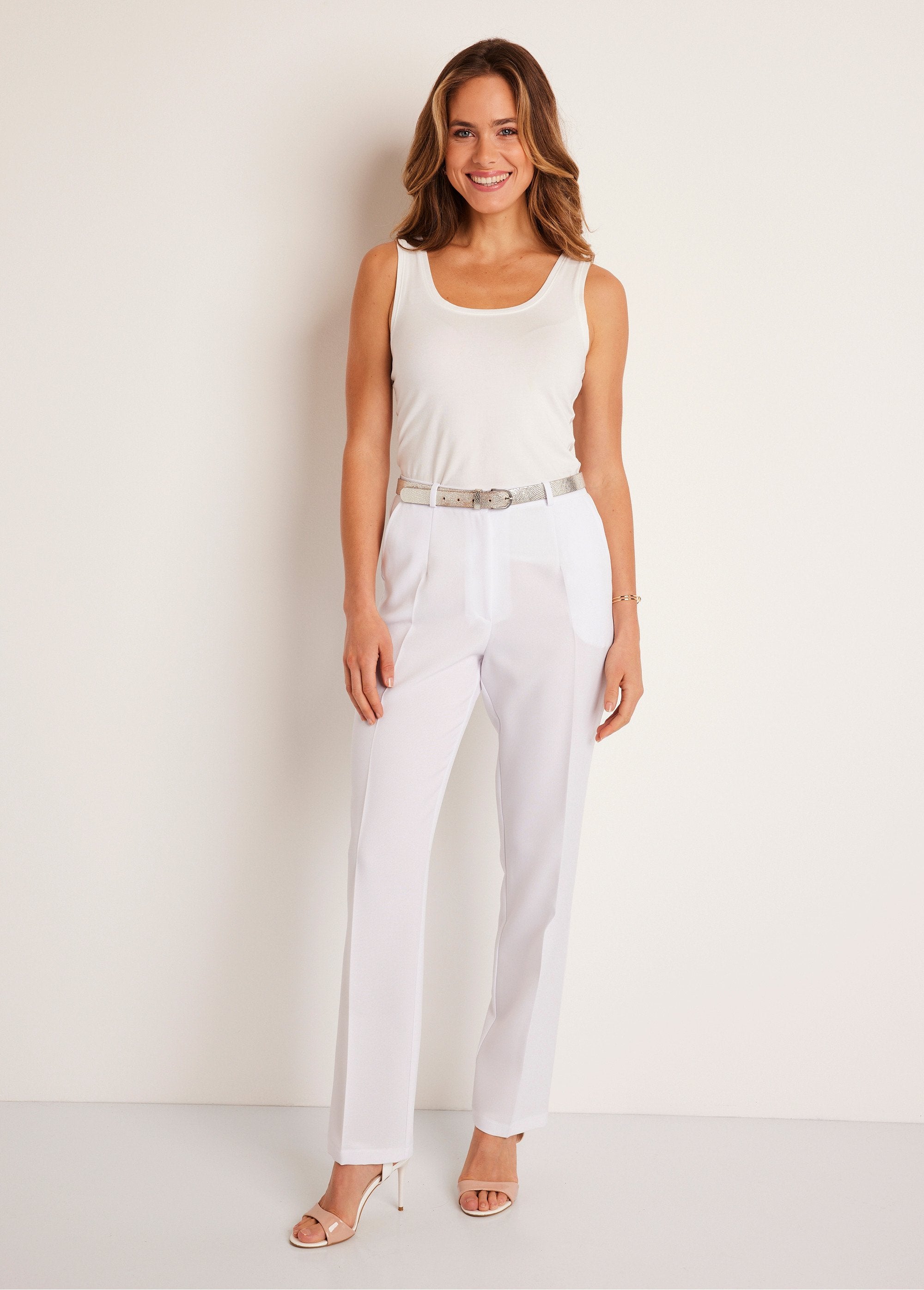 Plain_straight_pants_with_semi-elasticated_waist_White_SF1_slim