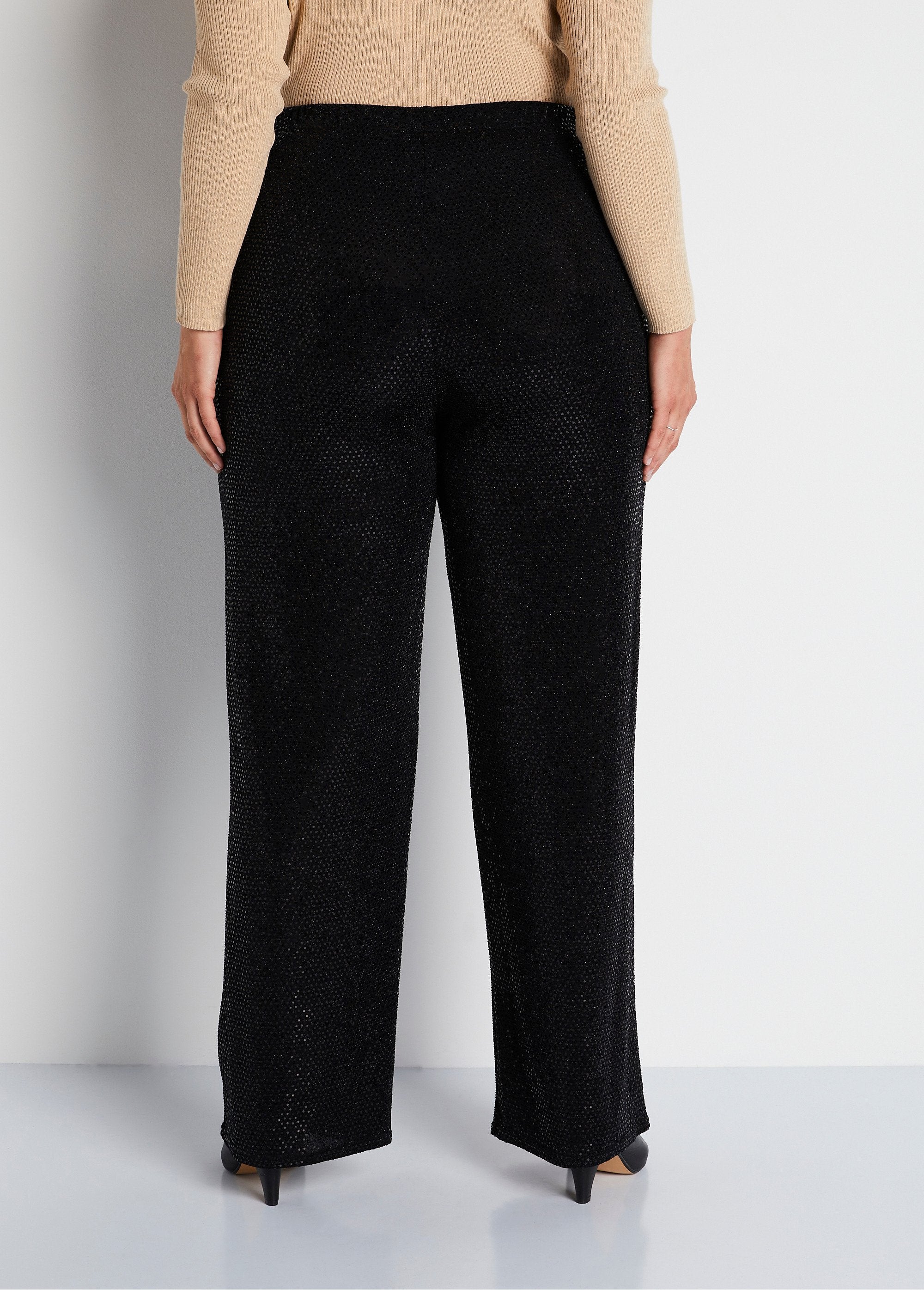 Wide_elasticated_waist_sequin_knit_pants_Black_DO1_curvy