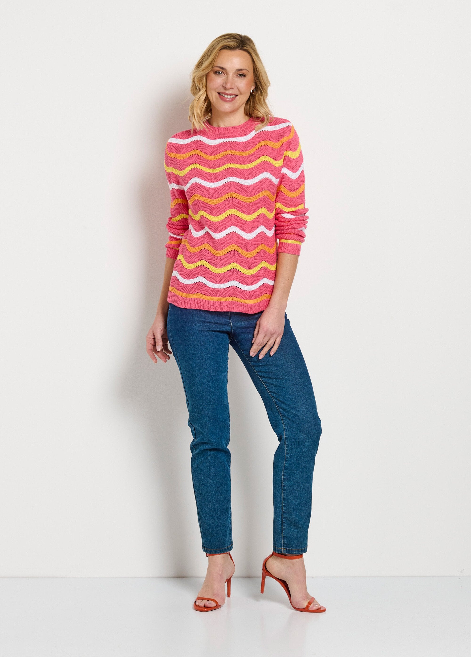 Soft_round_neck_sweater_with_raised_stripes_and_garter_stitch_Pink_background_SF1_slim