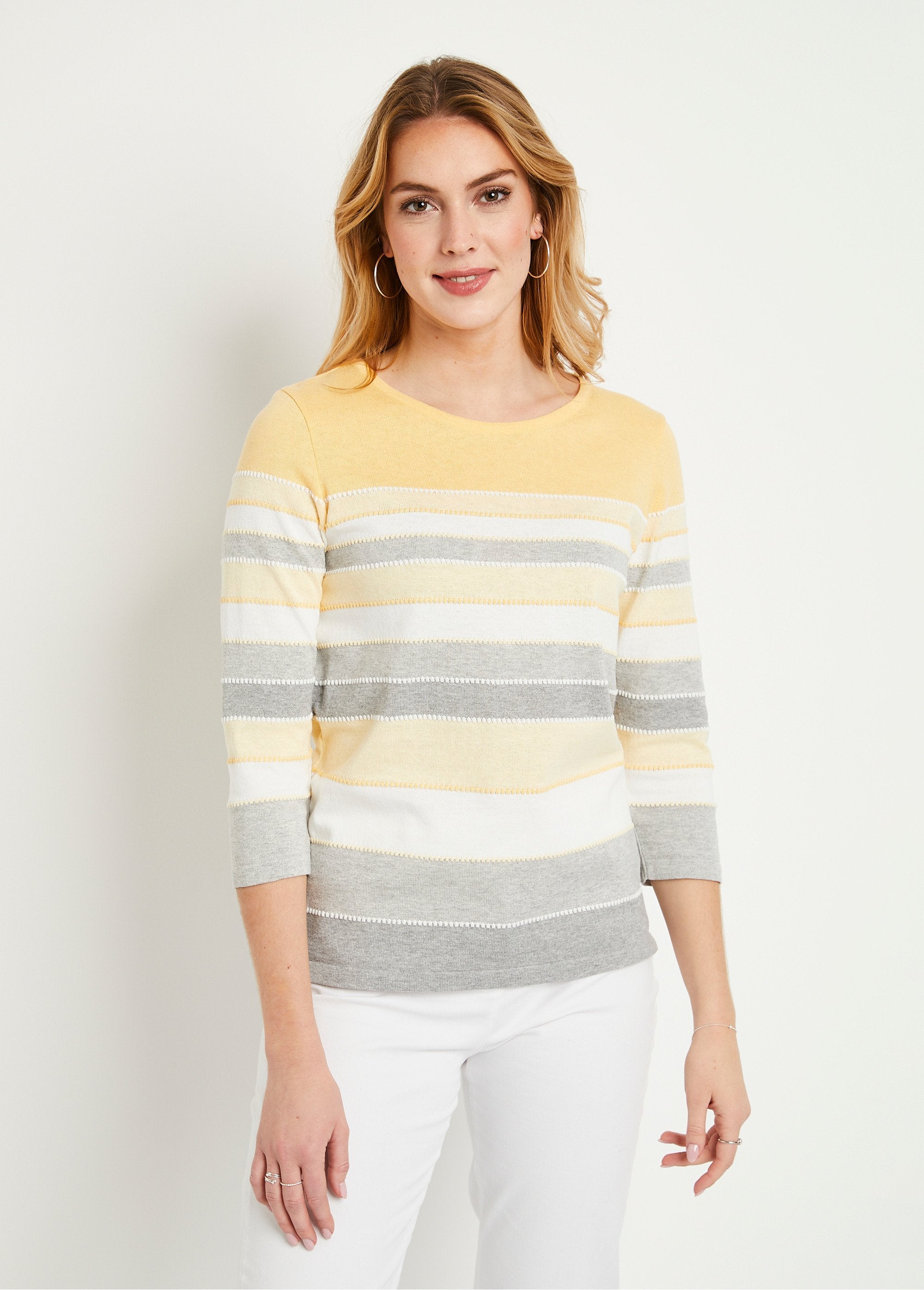 Fancy_jacquard_knit_sweater_Yellow_stripe_FA1_slim