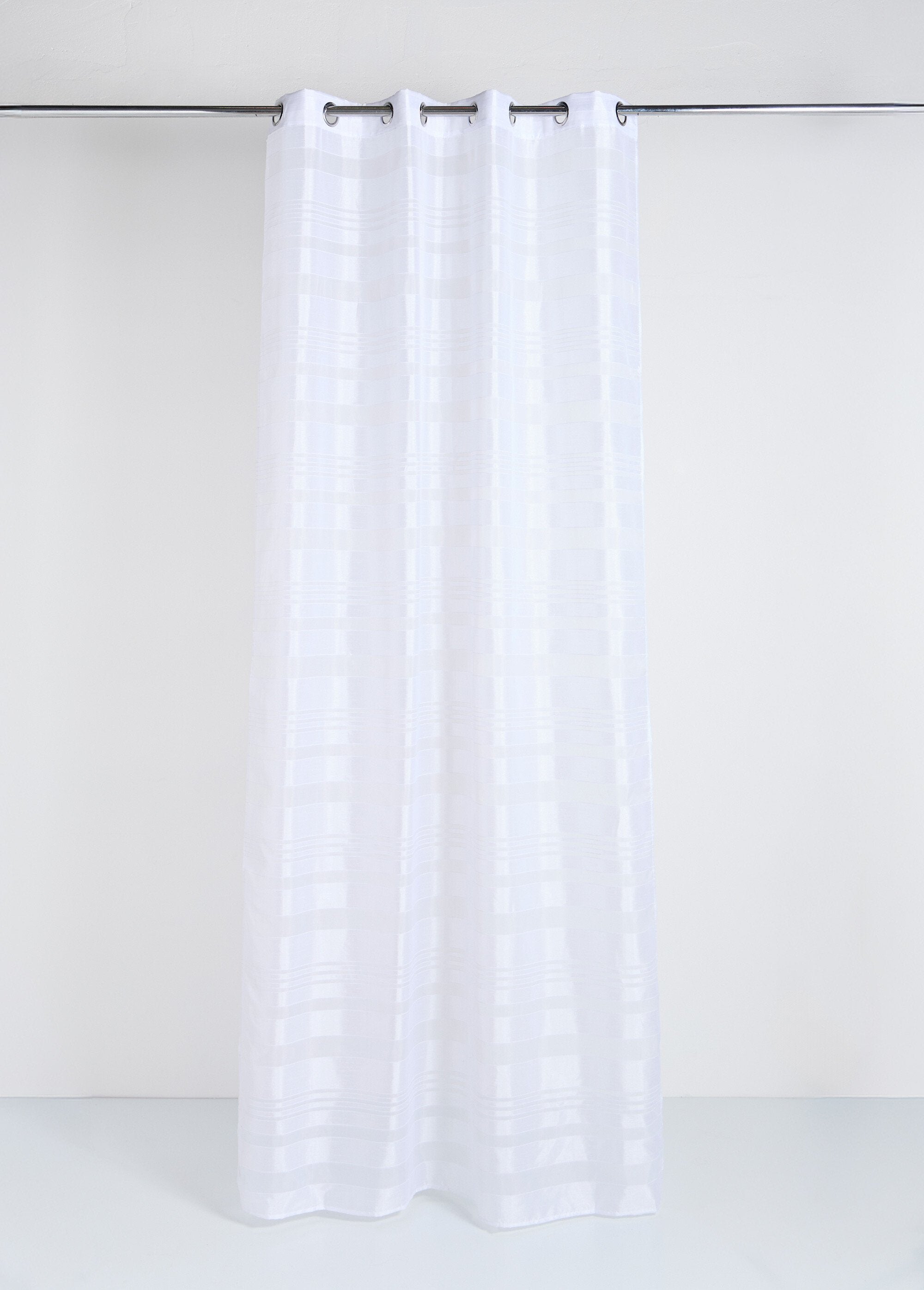 1_panel_curtain_with_eyelets,_clear_horizontal._White_FA1_slim