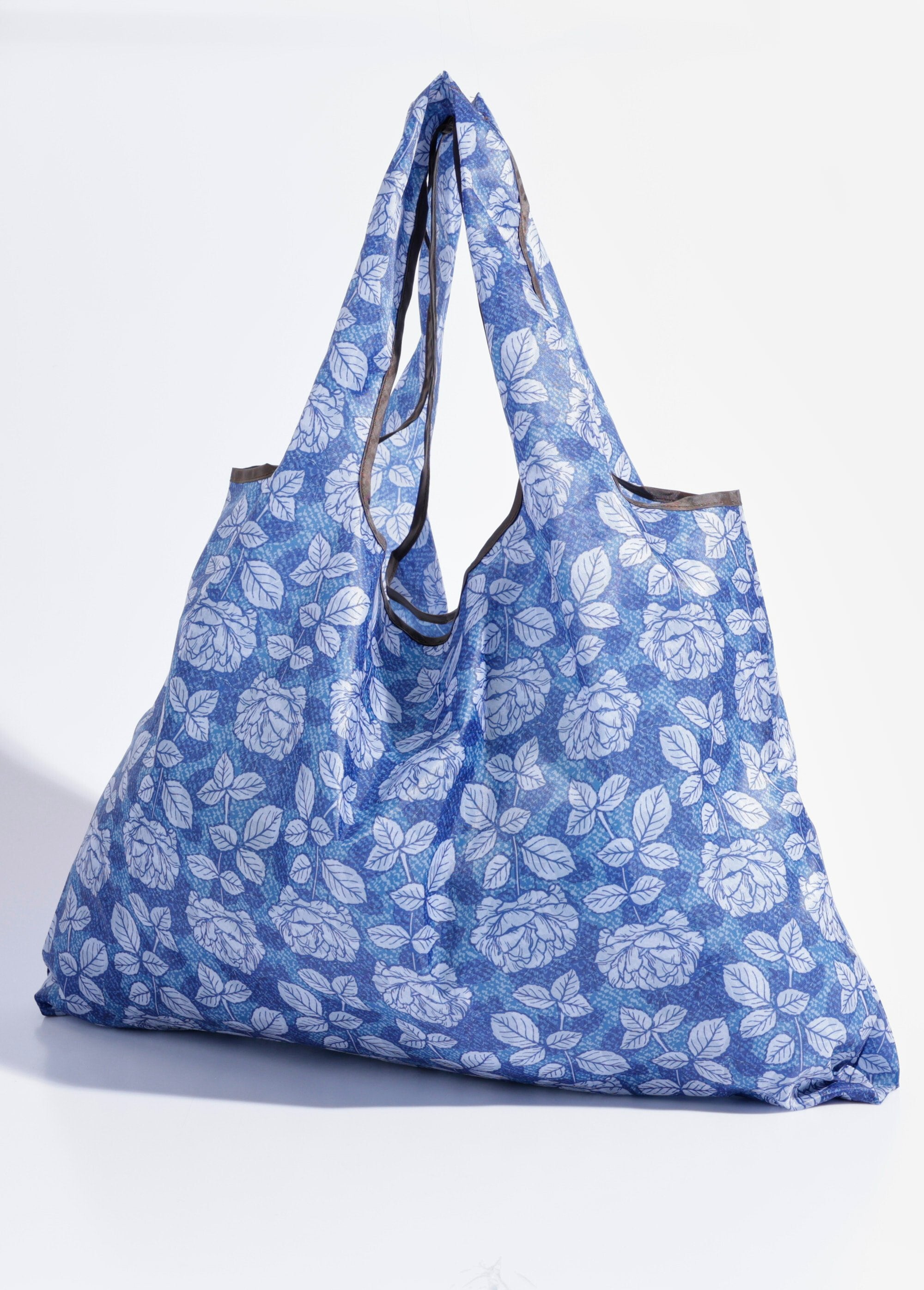 Durable_foldable_shopping_bag,_pink_Blue_FA1_slim