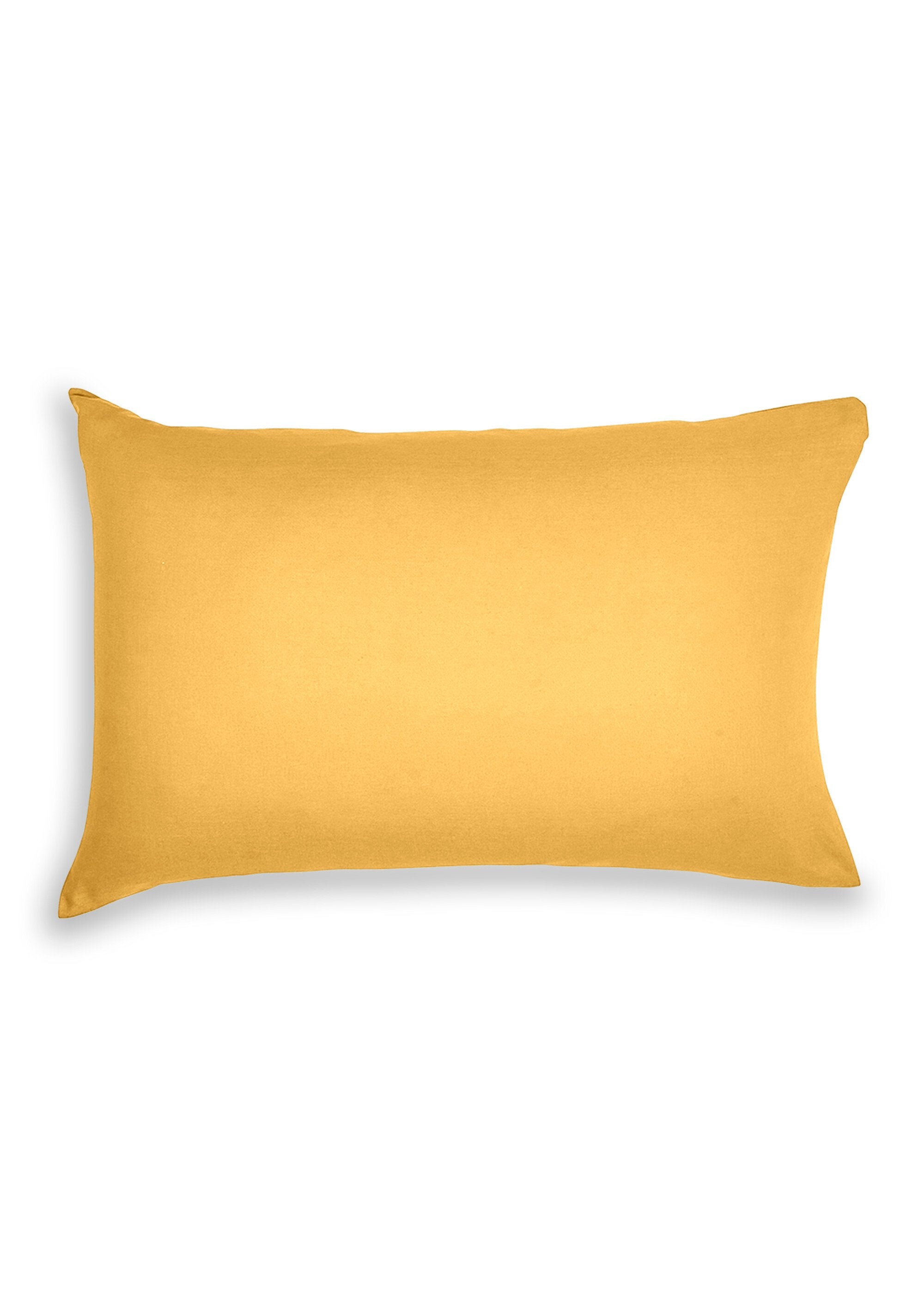 Plain_cotton_pillowcase_Ocher_FA1_slim
