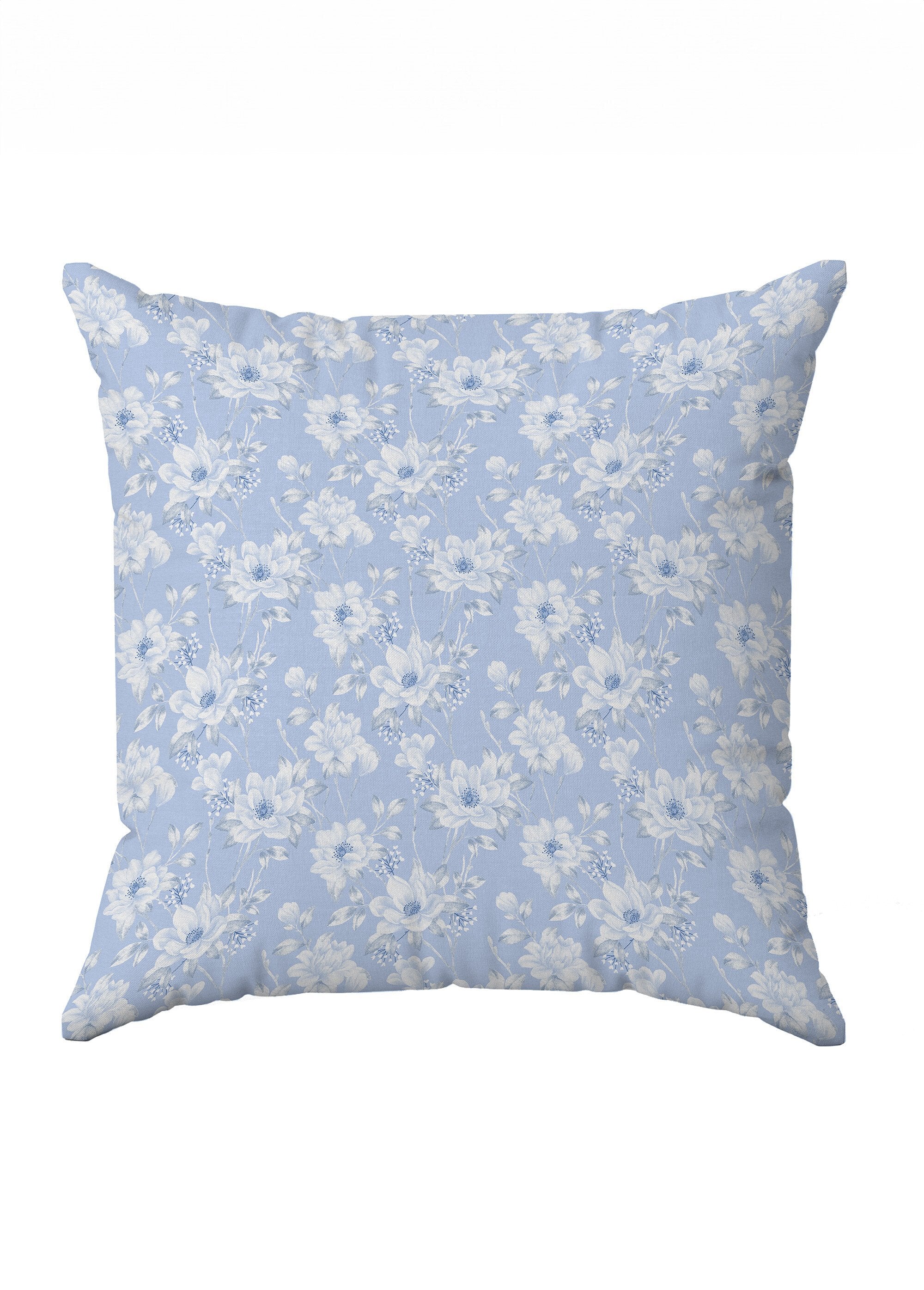 Taie_d'oreiller_imprimé_fleurs_flanelle_coton_Bleu_FA1_slim