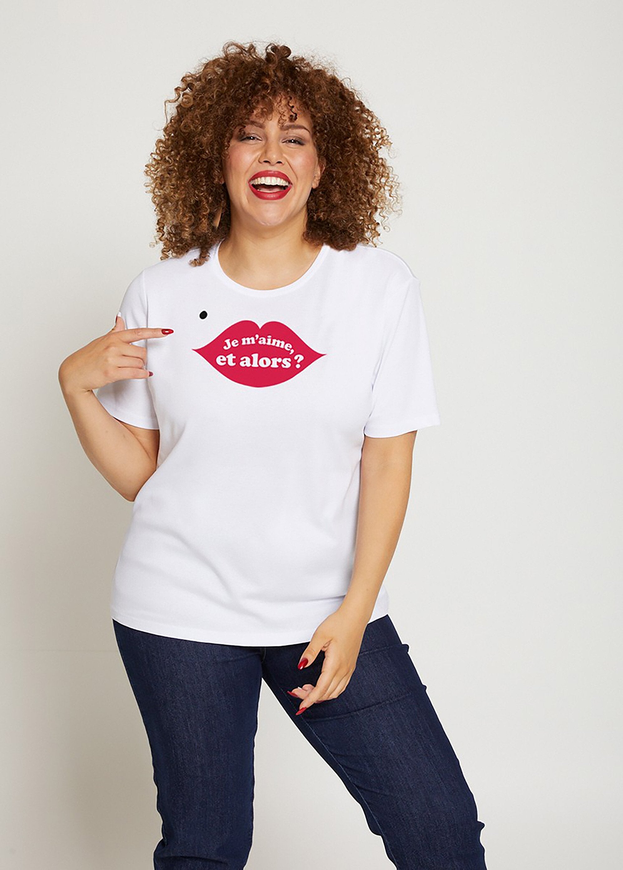 T-shirt_coton_bio_coupe_droite_à_message_Ecru_FA1_curvy