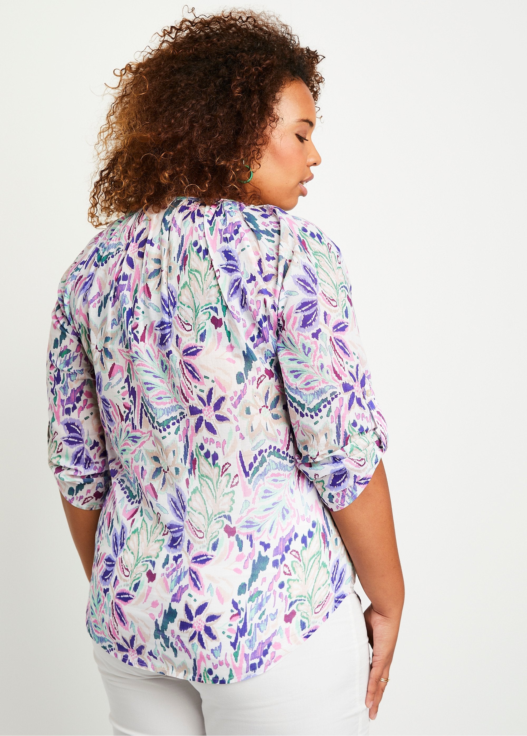 Buttoned_paisley_print_tunic_Purple_and_pink_DO1_curvy