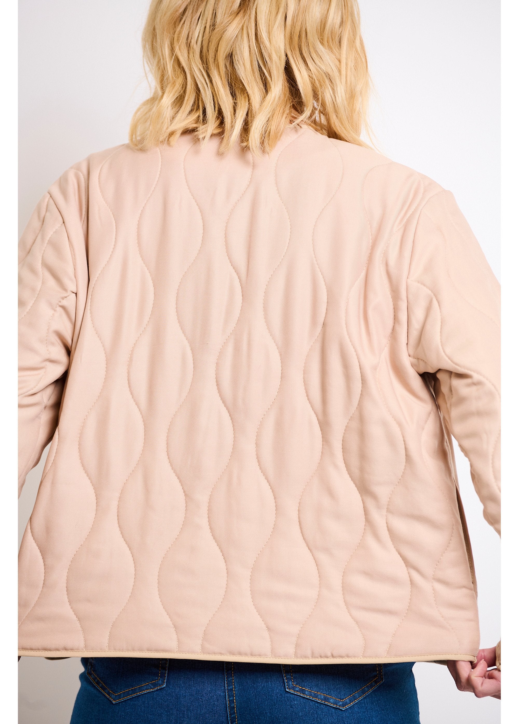 Short_zipped_quilted_plain_jacket_with_round_neck_Beige_DO2_slim